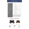 DronesJJRC H56 TaiChi mini - control de detección de infrarrojos - negro - una batería