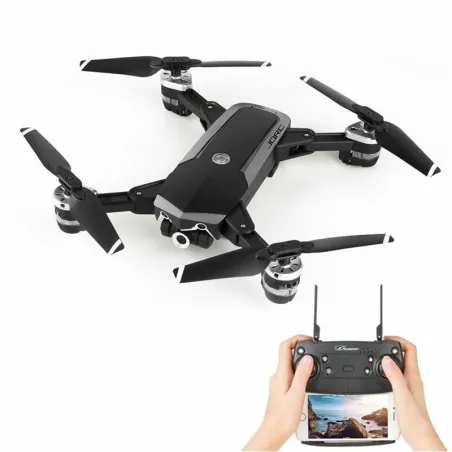 JDRC JD-20S JD20S - WiFi - FPV - Foldable - HD-kamera - 0,3 MP - Tre batterier