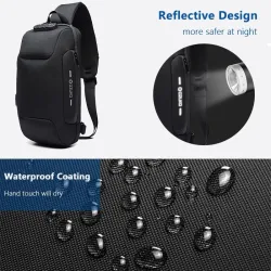 Multifunction crossbody - anti-theft - vesitiivis
