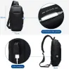 Multifunction crossbody bag - anti-theft - waterproofTorebki