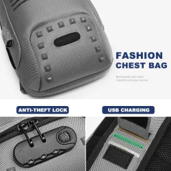 Sacs à corps - antivol - sac de messager - charge usb - hydrofuge