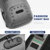 Crossbody väskor - stöld - messenger väska - usb laddning - vattenavvisande