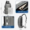 Crossbody väskor - stöld - messenger väska - usb laddning - vattenavvisande