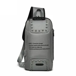Crossbody väskor - stöld - messenger väska - usb laddning - vattenavvisande