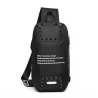 Crossbody väskor - stöld - messenger väska - usb laddning - vattenavvisande