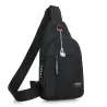 Axelväskor - nylon midja pack- utomhus - usb laddning