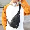 Axelväskor - nylon midja pack- utomhus - usb laddning
