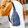 Axelväskor - nylon midja pack- utomhus - usb laddning
