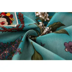 Rétro - vintage - jupe en coton - imprimé floral