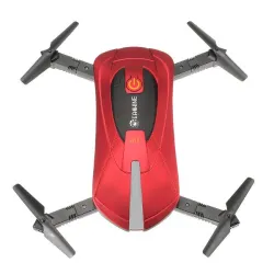 Eachine E52 - WiFi - FPV - Selfie Drone - Foldable - 0.3MP - Red - RTF