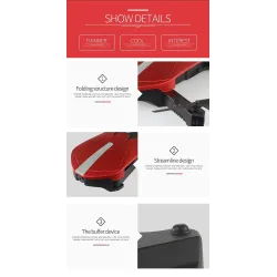 DronesCadaine E52 - WiFi - FPV - Selfie Drone - plegable - 0.3MP - Rojo - RTF