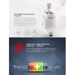 MJX B2C Bugs 2C - Brushless - 1080P HD Caméra - GPS - RTF - White - Version standard