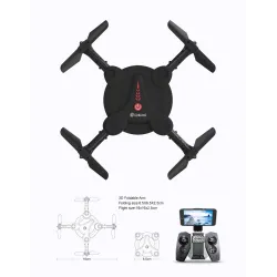 Eachine E55 Mini - WiFi - FPV - Foldable - Red - RTF