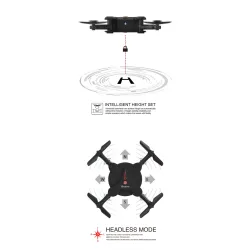 Eachine E55 Mini - WiFi - FPV - Foldable - Red - RTF