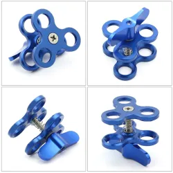 AccesoriosAluminio - Bola de brazo - Clip de mariposa - Gopro 5 6 Cámara