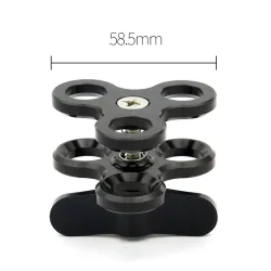 AccesoriosAluminio - Bola de brazo - Clip de mariposa - Gopro 5 6 Cámara