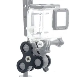 AccesoriosAluminio - Bola de brazo - Clip de mariposa - Gopro 5 6 Cámara