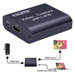HDMI Switchers1080P Dispositivo de captura - HDMI a USB - 2.0 - 4K