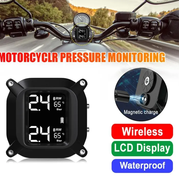 LCD Écran numérique - Moniteur de pression - Moto