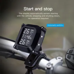 LCD Digital Display - Pressure Monitor - Moottoripyörä