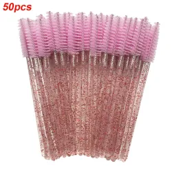 50PCS - Eye Makeup Brush - Pink Sininen sininen