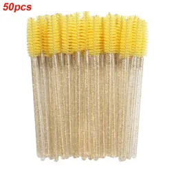 50PCS - Eye Makeup Brush - Rosa Blå