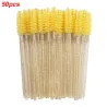 50PCS - Spazzola per il trucco degli occhi - Rosa - Blu