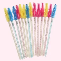 Pinceles50PCS - Cepillo de maquillaje de ojos - Pink - Azul