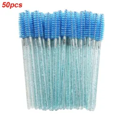 50PCS - Eye Makeup Brush - Pink Sininen sininen