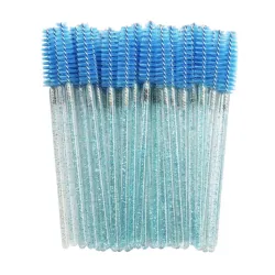 50PCS - Spazzola per il trucco degli occhi - Rosa - Blu