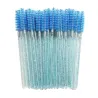 50PCS - Eye Makeup Brush - Rosa Blå