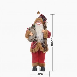 Decorazione natalizia - Babbo Natale - mini panno bambola