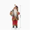 Juldekoration - Santa Claus - mini tyg docka
