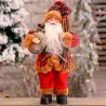 Juldekoration - Santa Claus - mini tyg docka