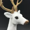 Décoration de Noël - renne blanche - deer