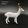 Décoration de Noël - renne blanche - deer
