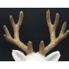 Décoration de Noël - renne blanche - deer