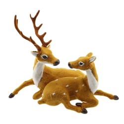 Decoração de Natal - renas marrom - veado