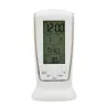 LED - blue luminous digital clock - electronic calendar - thermometer - 7-sounds alarm clock