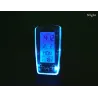 Horloge numérique lumineuse LED - calendrier électronique - thermomètre - réveil 7 sons