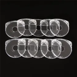 10pcs - Substituição UMD - Cristal Clear - Sony PSP 1000/2000/3000