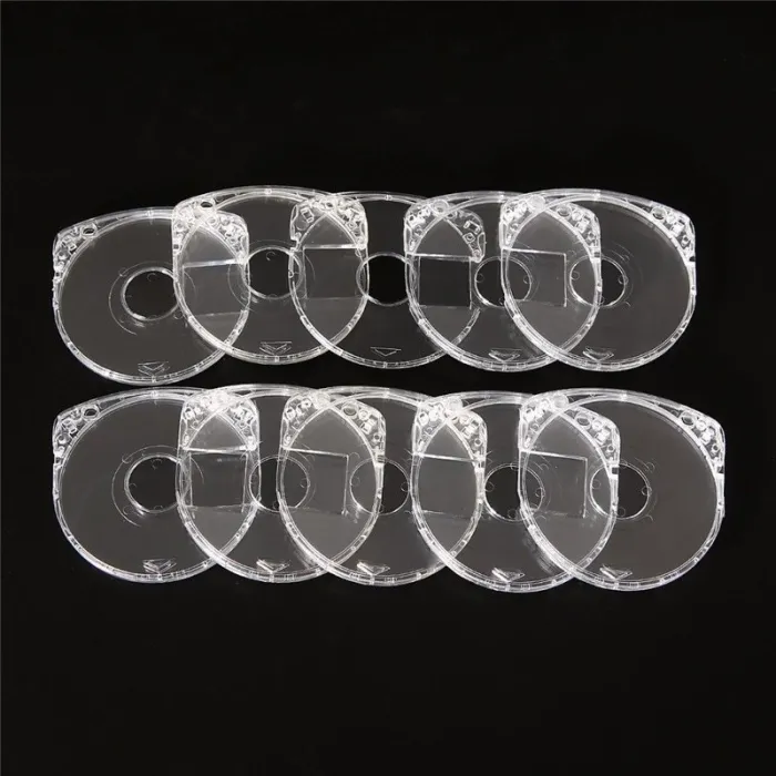 PSP10pcs - UMD Replacement - Crystal Clear - Sony PSP 1000/2000/3000