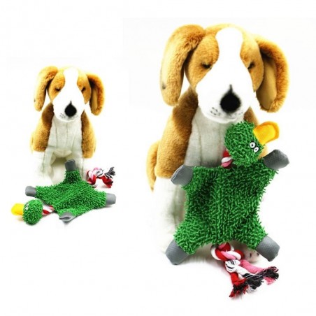 32 * 19cm - plush pato - brinquedo com corda para cães / gatos