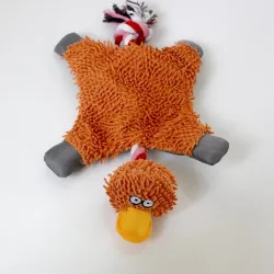 32 * 19cm - plush anka - leksak med rep för hundar / katter