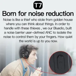 AuricularesBluedio T7 - ANC - Bluetooth 5.0 - auriculares inalámbricos - HiFi