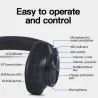 Bluedio T7 - ANC - Bluetooth 5.0 - langaton kuuloke