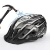 Casque de vélo avec lumière Led - rechargeable - entièrement moulé - protection de la tête de sport