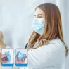 10 pezzi - viso 3D sotto supporto maschera - staffa