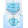 10 pezzi - viso 3D sotto supporto maschera - staffa