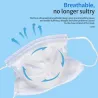 10 pezzi - viso 3D sotto supporto maschera - staffa